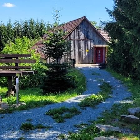 Rennsteigscheune Steinbach am Wald Buitenkant foto