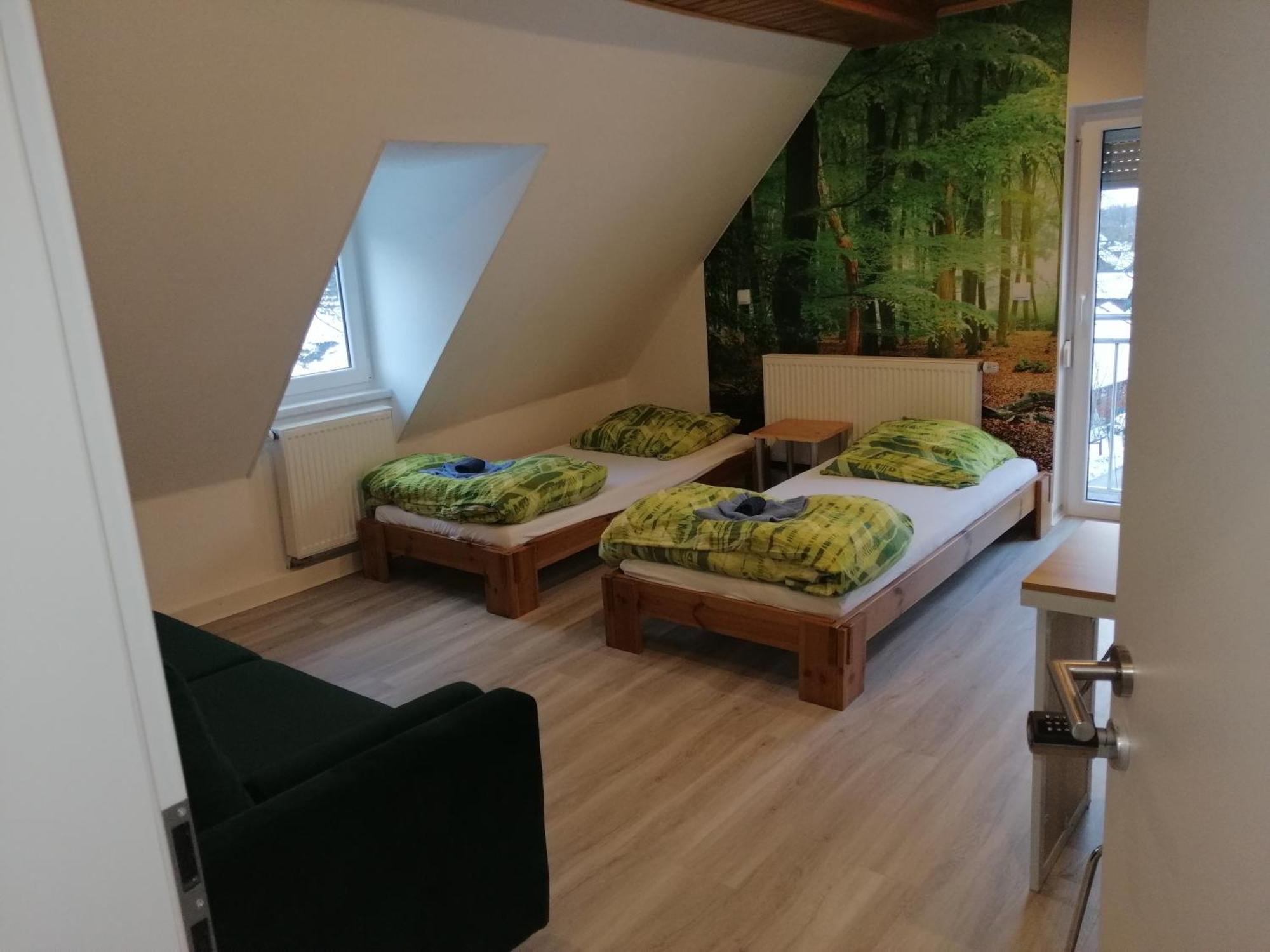 Rennsteigscheune Steinbach am Wald Buitenkant foto